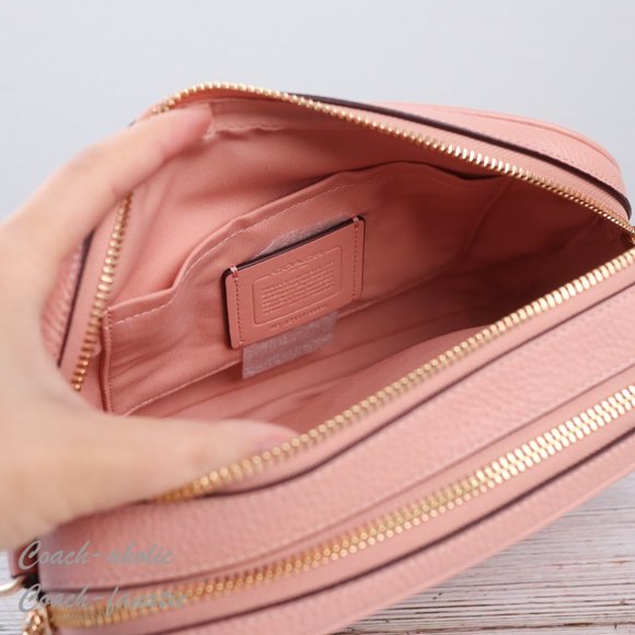 NWT Coach 39856 Jes Leather Crossbody in Shell Pink - Picture 11 of 11